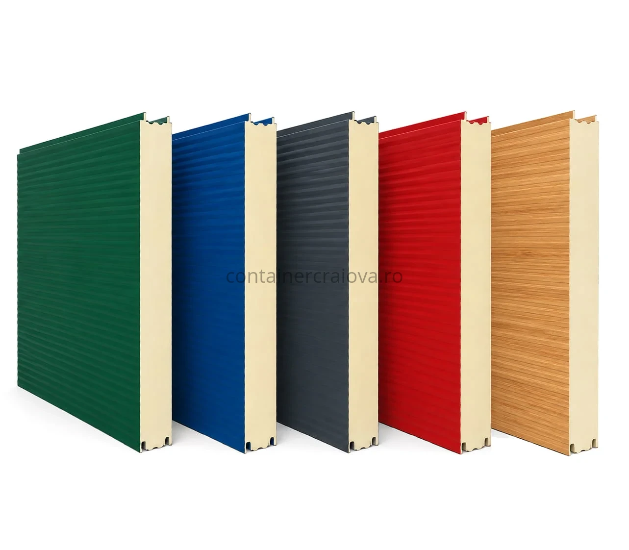 Alege optional culoare pentru peretii exteriori container culori panouri sandwich